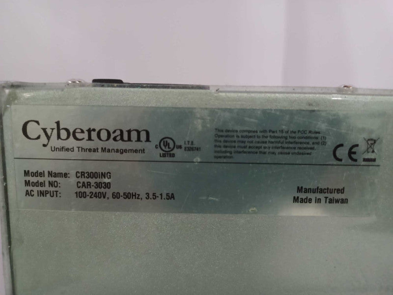 Cyberoam CR300ING 10 Port Firewall Security Appliance, Read _