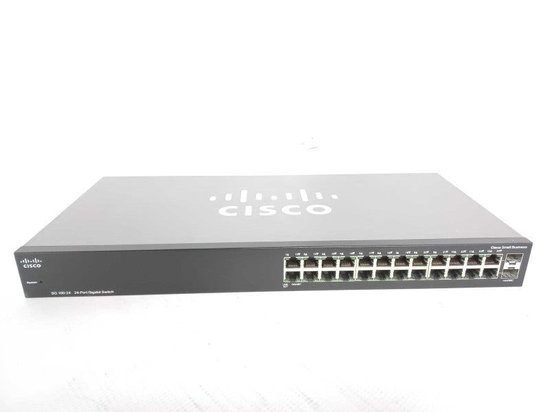 Cisco SG100-24 Port Gigabit Network Switch SR2024T V01 _