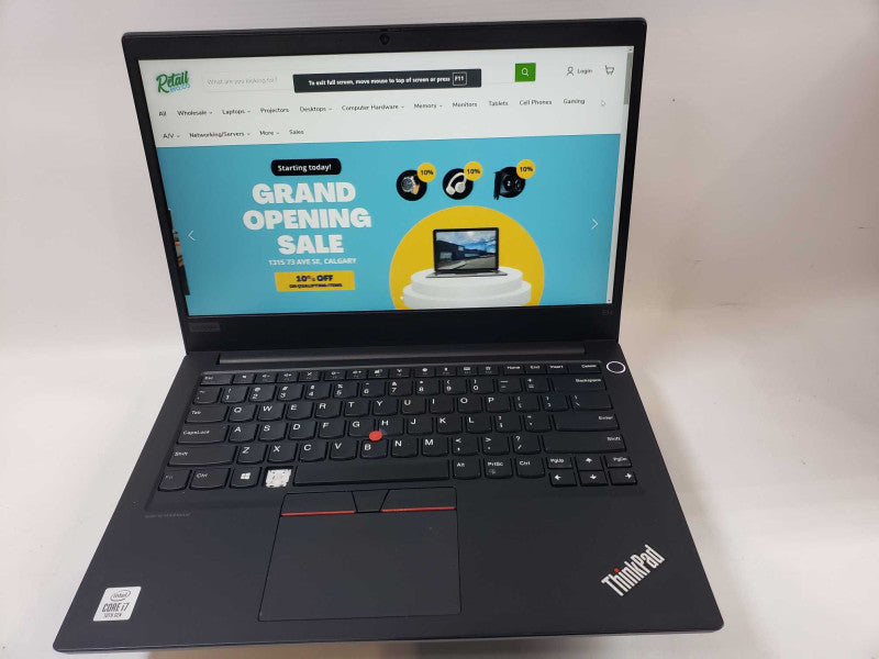 Lenovo ThinkPad E14 intel i7-10510U @ 1.8GHz /8GB Ram / 256GB M.2