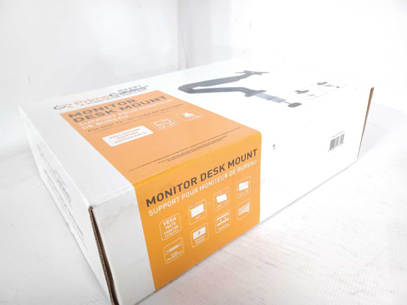 New Prime Cables Monitor Desk Mount 13\\" to 27\\" 2-6.5Kg _