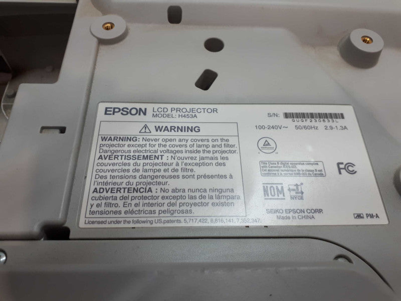 Epson BrightLink 475Wi WXGA 3LCD Projector H453A HDMI &