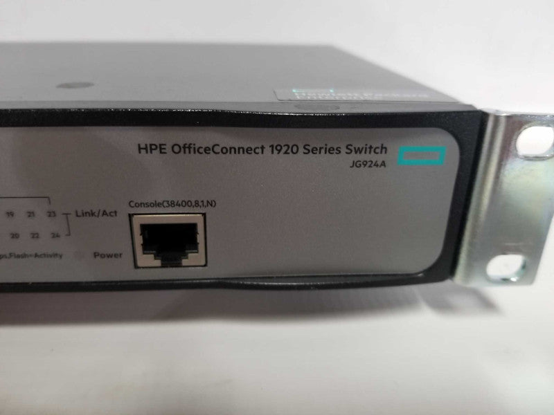 HPE OfficeConnect 1920 Series Switch JG924A - Factory Reset #