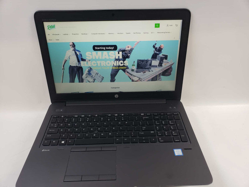 HP ZBook 15 G4 intel i7-7700HQ @ 2.8GHz / 16GB Ram / 256GB M.2