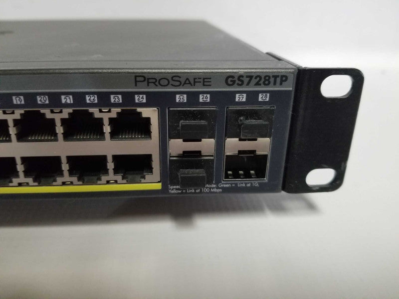 NETGEAR ProSafe GS728TP 24-Port Gigabit PoE Ethernet Switch #