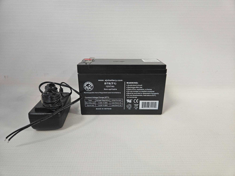 AJC 12V 7Ah Sealed Lead Acid - AGM - VRLA Battery Open Box  )