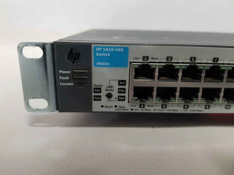 HP J9660a 1810-48G Gigabit network switch - factory reset Q#