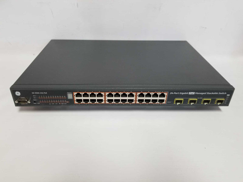 24x poirt gigabit PoE Managed stackable switch GE-DSSG-244-PoE #