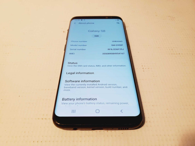 Samsung Galaxy S8 - 64GB - Black (