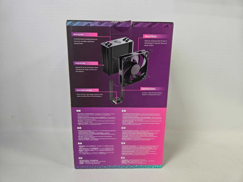 Cooler Master Hyper 212 Black Edition RGB 120mm CPU Air Cooling Fan )