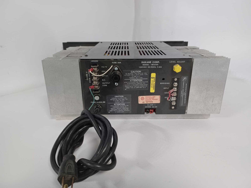 Dukane two-fifty PA amplifier 250 watt 1B3250, Read _