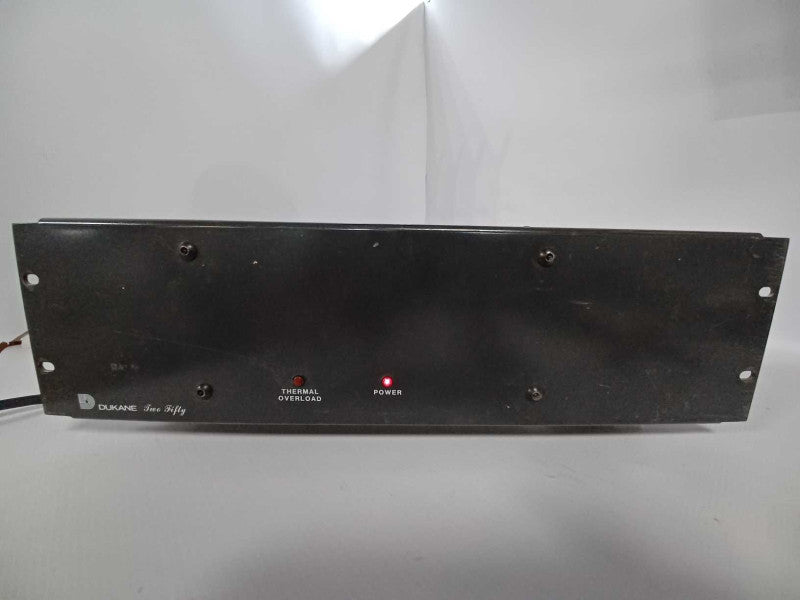 Dukane two-fifty PA amplifier 250 watt 1B3250, Read _