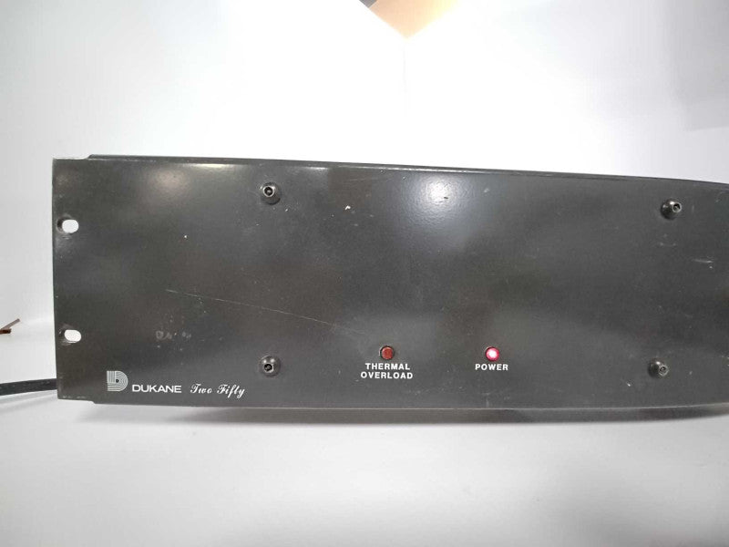 Dukane two-fifty PA amplifier 250 watt 1B3250, Read _
