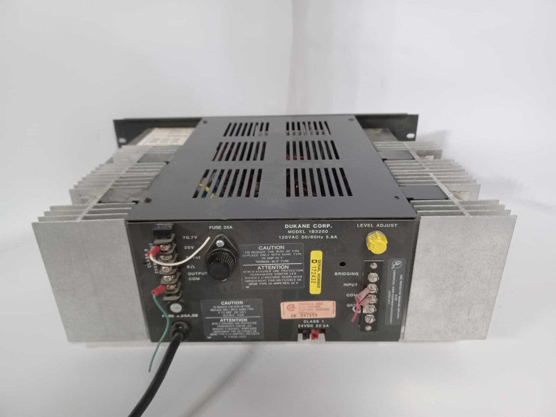 Dukane two-fifty PA amplifier 250 watt 1B3250, Read _