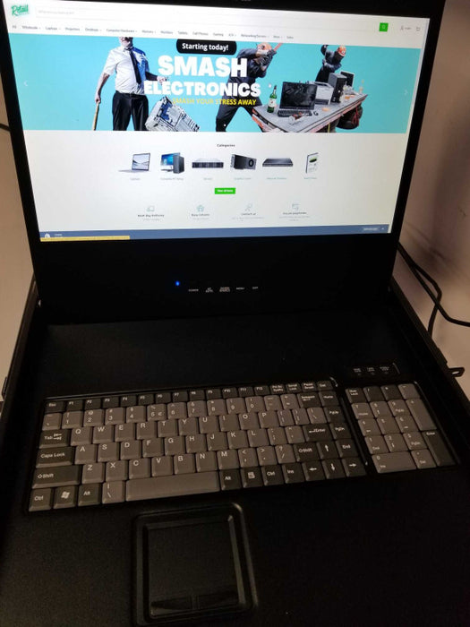 Raritan T1700-LED Console Drawer 1080P, 17\\" 16:9 LCD Display 1U Rackmount Q#