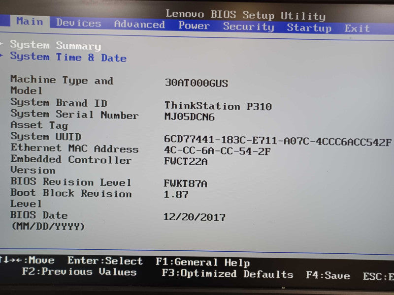 Lenovo ThinkStation P310 Xeon E3-1245v5 3.5GHz 16GB DDR4, 256GB SSD _