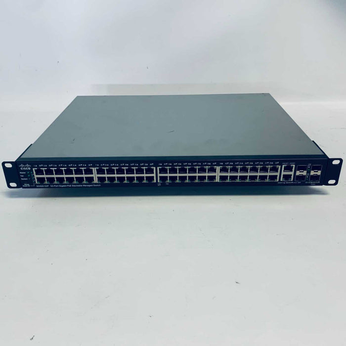 Cisco SG500-52P-K9 52 Port Gigabit PoE Network Switch =