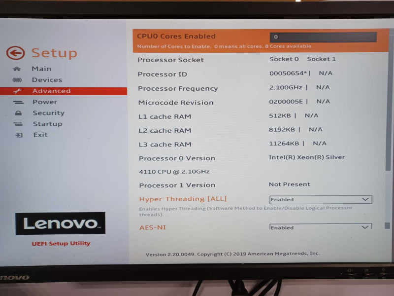 Lenovo ThinkStation P720 Xeon Silver 4110 2.1GHz, 64GB Quadro P400 _