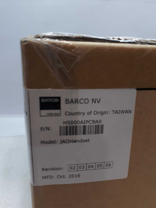Barco Handest  for use with Smart Terminals JAOHANDSET- Open box Q&