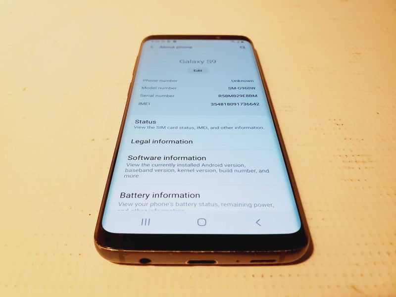 Samsung Galaxy S9 - 64GB - Silver [Read] (