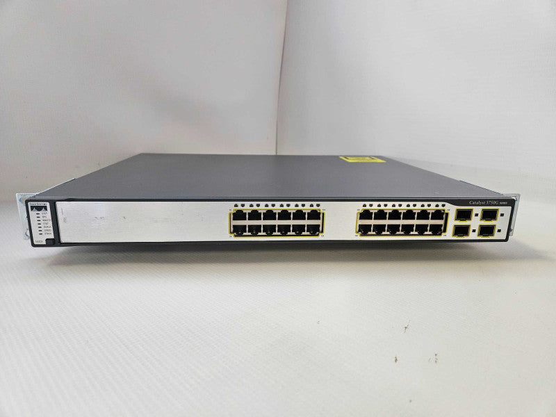 Cisco WS-C3750G-24TS-E1U Catalyst G-Series 24-Port Gigabit Ethernet Switch )