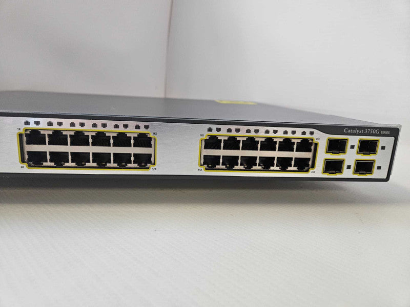 Cisco WS-C3750G-24TS-E1U Catalyst G-Series 24-Port Gigabit Ethernet Switch )