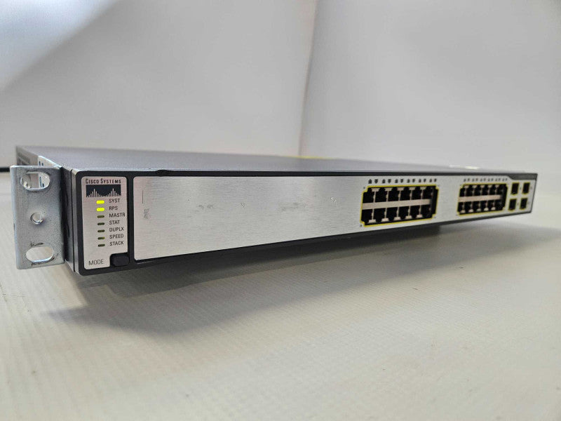 Cisco WS-C3750G-24TS-E1U Catalyst G-Series 24-Port Gigabit Ethernet Switch )