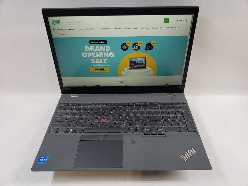 Lenovo ThinkPad T15 intel i7-1165G7 @ 2.8GHz / 16GB Ram / 512GB M.2