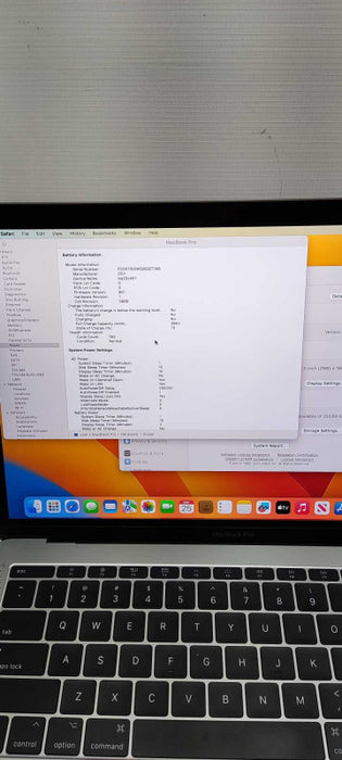 Macbook Pro 13-Inch 2017 Retina Display - Intel Core i7 16GB RAM 256GB SSD