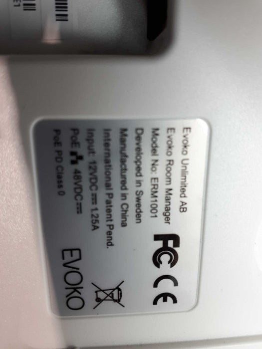 Evoko ERM1001 Room Manager unit only Q&