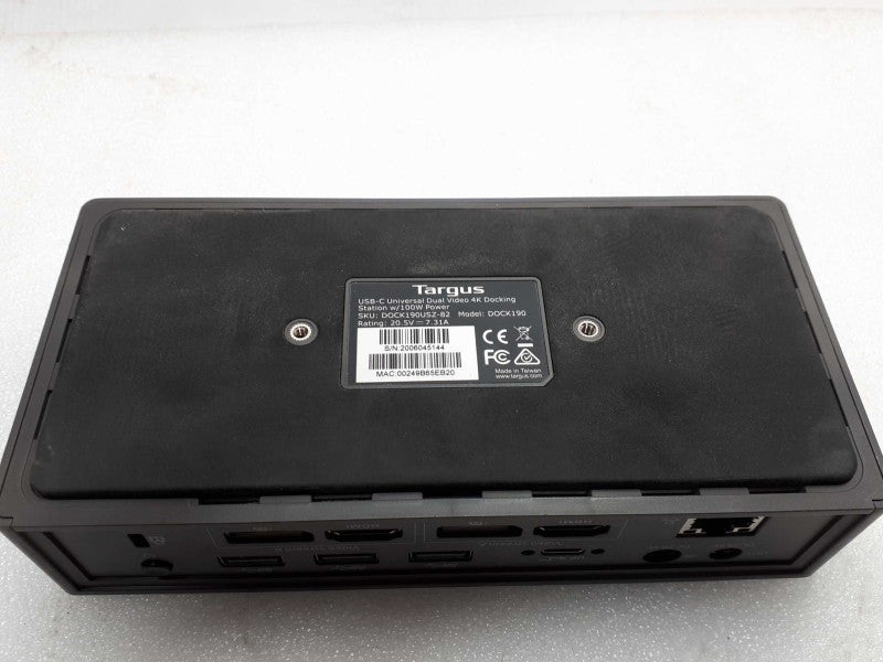 Targus DOCK190 USB-C Universal 4K Docking Station - Black  Q&