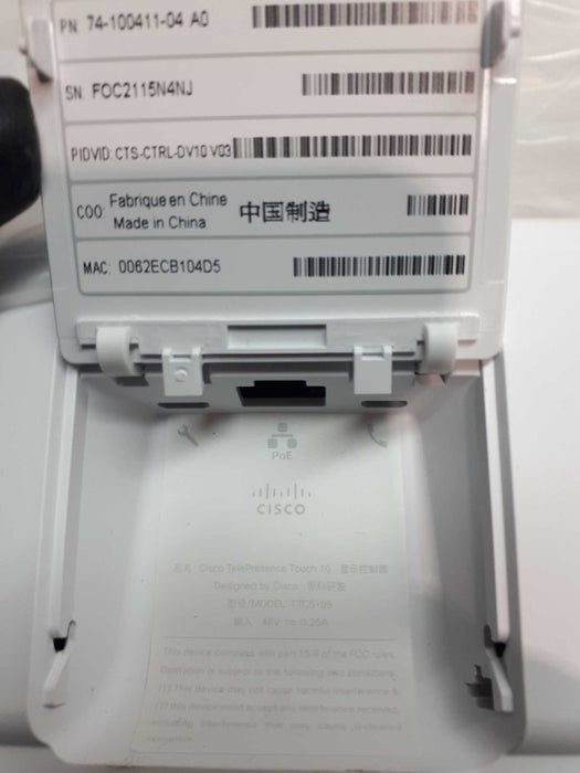 Cisco Telepresence Touch 10 TTC5-09 for SX20 SX80 new in box &