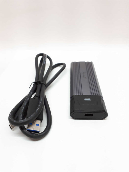 M.2 NVME SATA 500GB SSD Enclosure Adapter AX-S204B USB 3.0 :