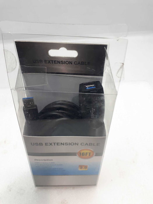 USB 3.0 Extension Extender Cable Cord USB A Male to Female 16FT  &