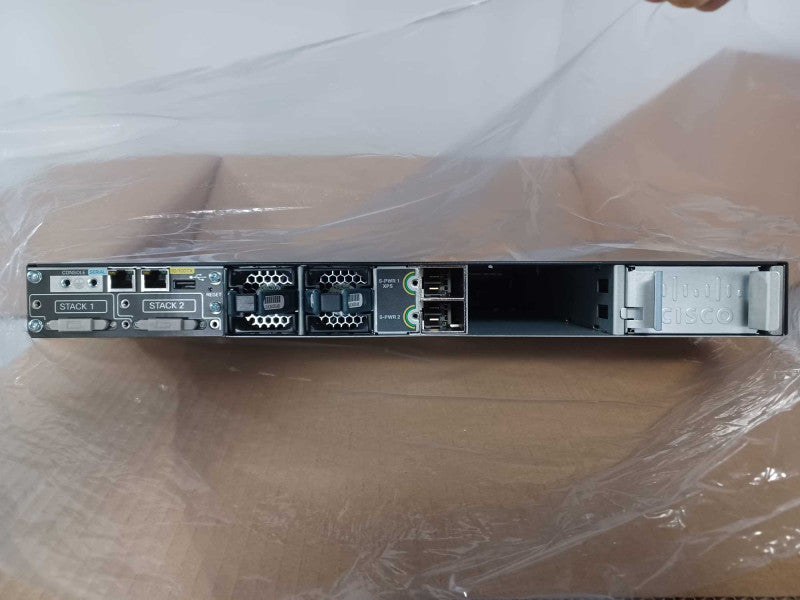 Cisco Catalyst WS-C3750X-48P-L 48x 1GbE RJ45 PoE+ Stackable Switch Open-Box Q_