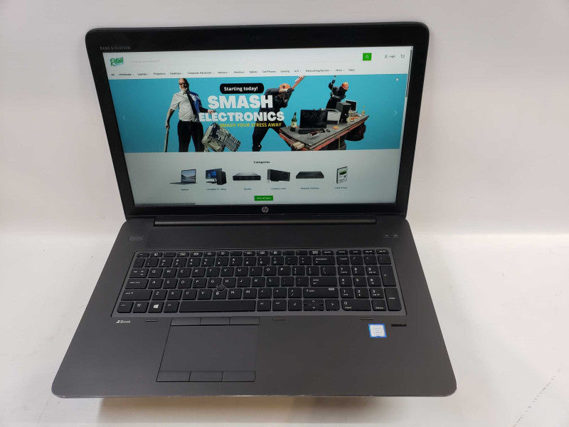 HP ZBook G4 Workstation intel i7-7820HQ @ 2.90GHz / 8GB Ram / 512GB M.2