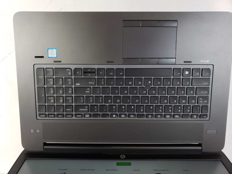 HP ZBook G4 Workstation intel i7-7820HQ @ 2.90GHz / 8GB Ram / 512GB M.2