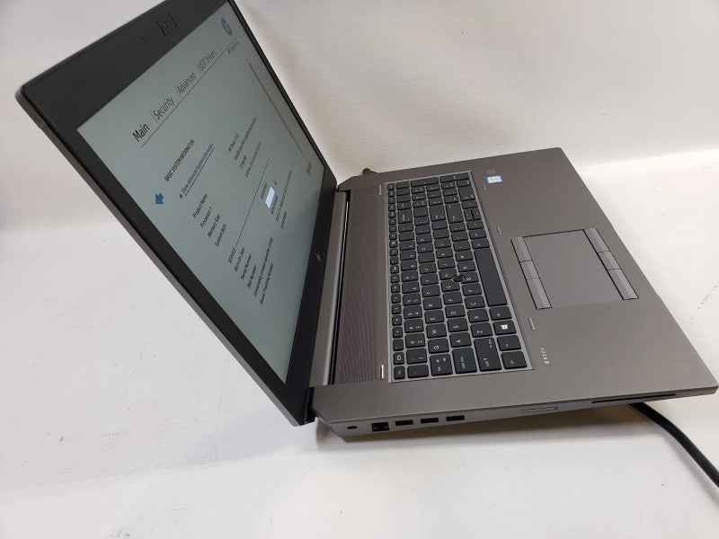 HP ZBook 17 G5 intel i7-8850H @ 2.60GHz / 320GB Ram / 512GB M.2/ No Battery