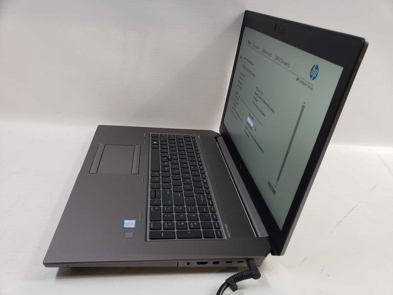 HP ZBook 17 G5 intel i7-8850H @ 2.60GHz / 320GB Ram / 512GB M.2/ No Battery