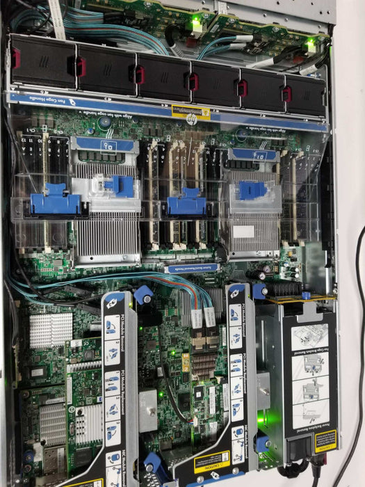 HP Proliant DL380p Gen8 2x Xeon E5-2665 @ 2.40ghz / 128gb ram / 2x P420i Raid #