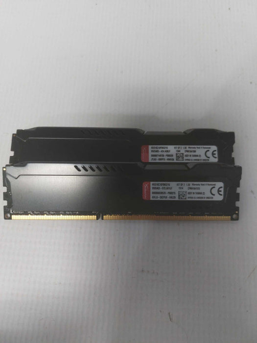 Kingston HyperX Fury 16GB (2X8GB) DDR3 1600MHz Desktop HX316C10FBK2/16 Q