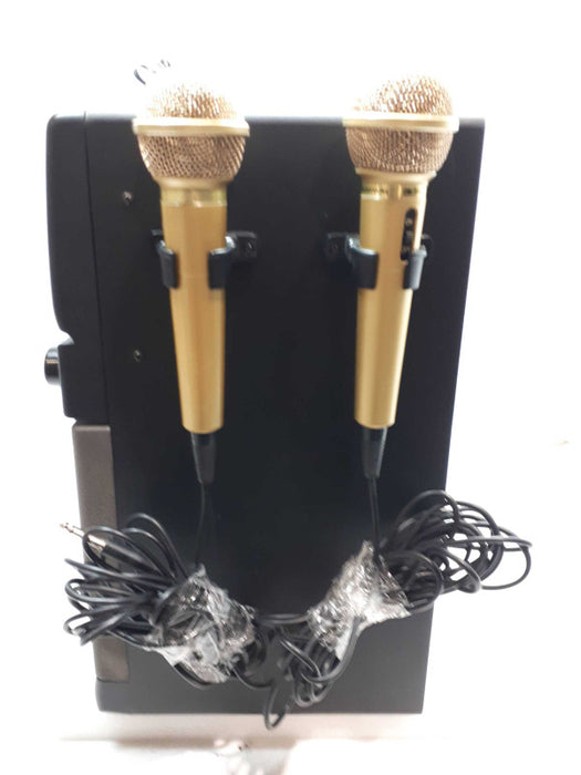 Singer Choice CD Graphics Karoke System CDG1 with two mics