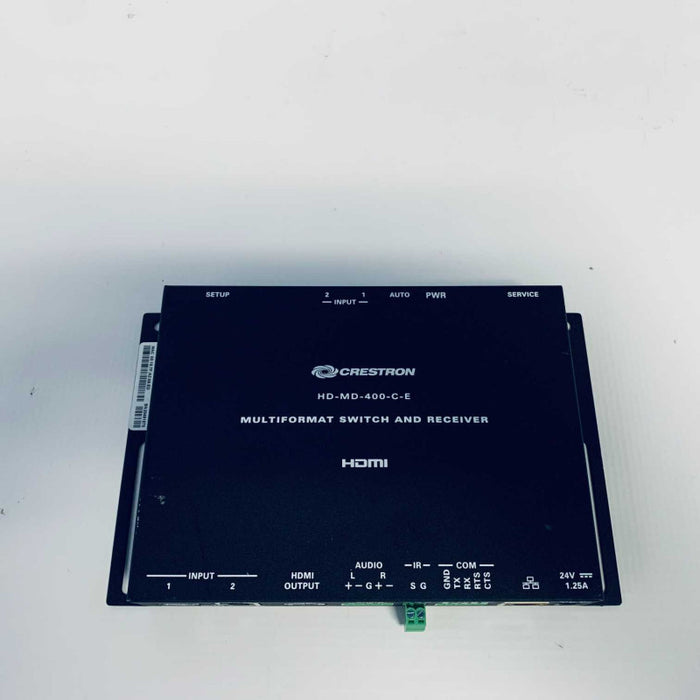 Crestron HD-MD-400-C-E HD Scaling Auto-Switcher & HDMI over CATx Extender =