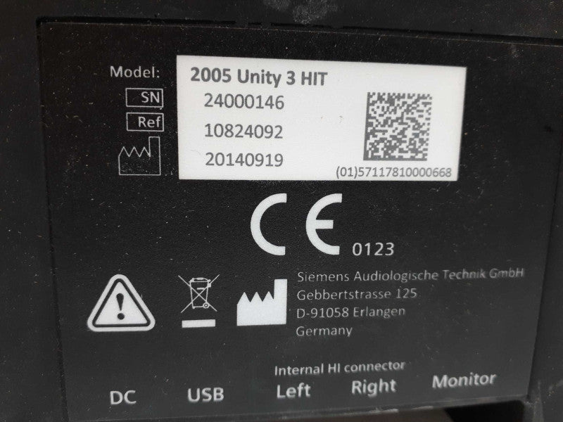 Siemens Hearing instrument testbox unit 2005 Unity 3 HIT  &