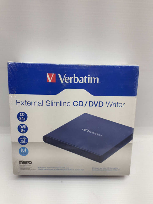 Verbatim External CD/DVD writer 98938 New &
