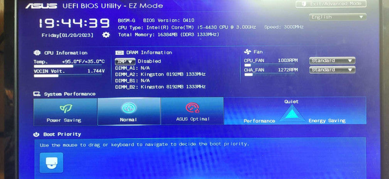 Custom PC i5-4430 16GB DDR3 GTX650 NO HDD *READ @