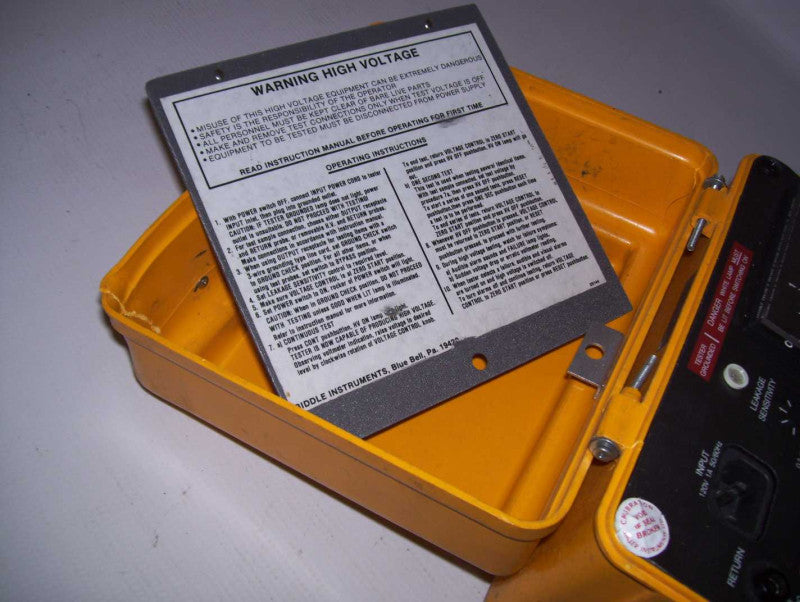 Biddle Megger 230315 AC Portable Hipot Tester, 0-3 kV NO Cable (