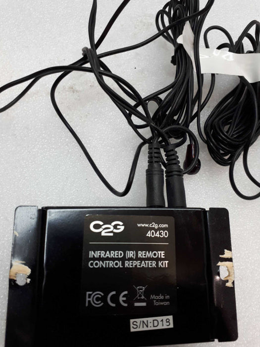 C2G Get Connected Infrared (IR) Remote Control Repeater Kit 40430 &