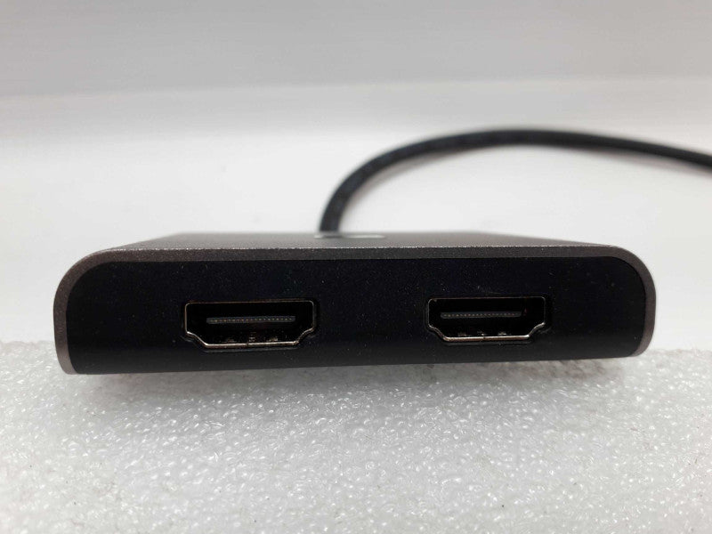 USB Type C&HDMI to Dual Monitor HDMI Adapter, &