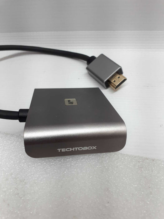 USB Type C&HDMI to Dual Monitor HDMI Adapter, &