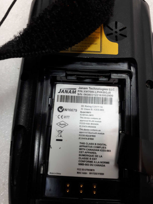 Janam XM70 Rugged Mobile Handheld Computer PDA Barcode Scanner XM70W-LPHKBGJ0 &
